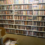 Thousands of DVDs